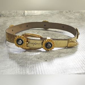 Century Canada Vintage gold ornate belt size Small
